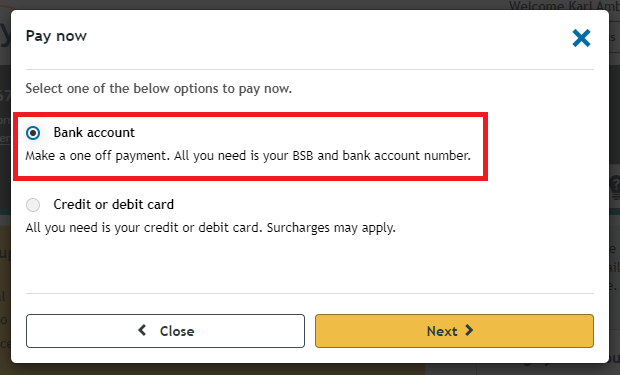 Image showing payment options