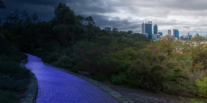 Kings Park solar bike path
